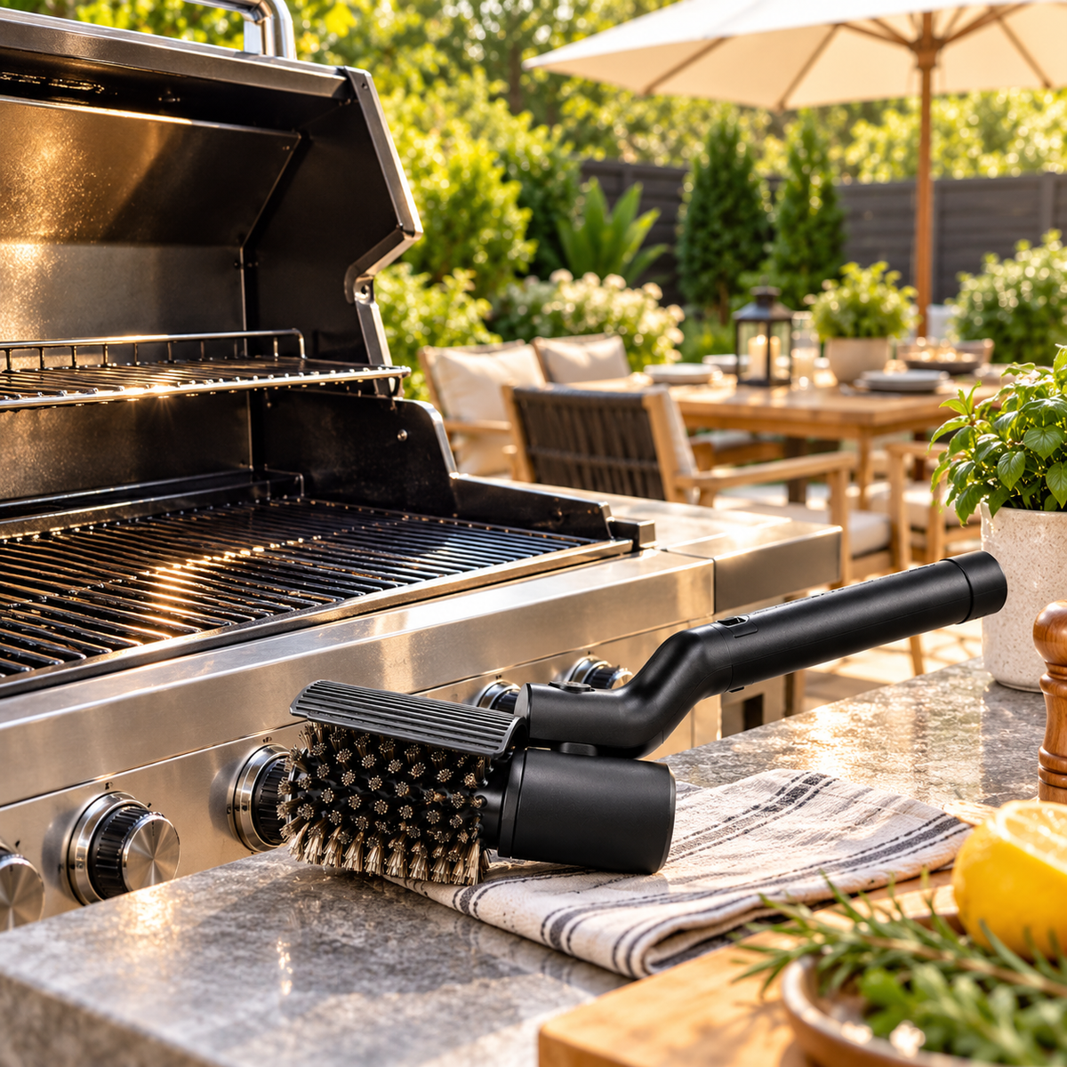 Rechargeable Grill Brush