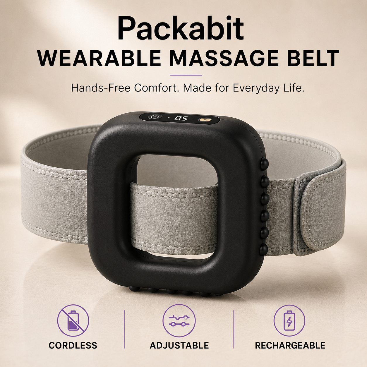 Packabit Wearable Massage Belt