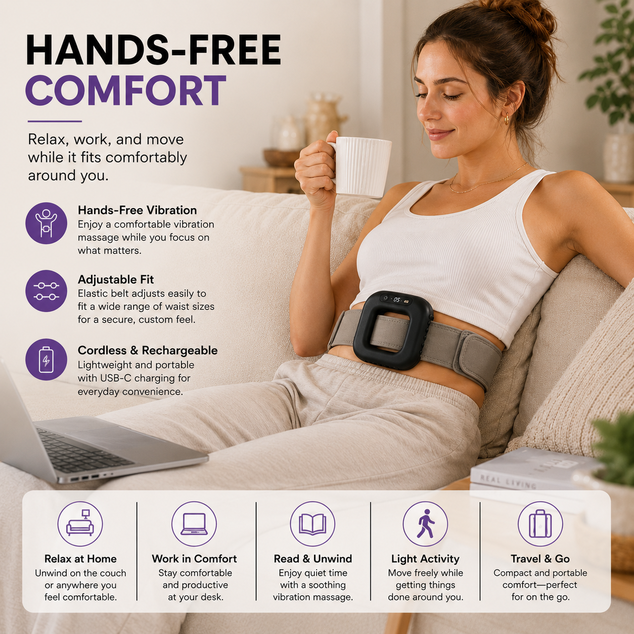 Packabit Wearable Massage Belt