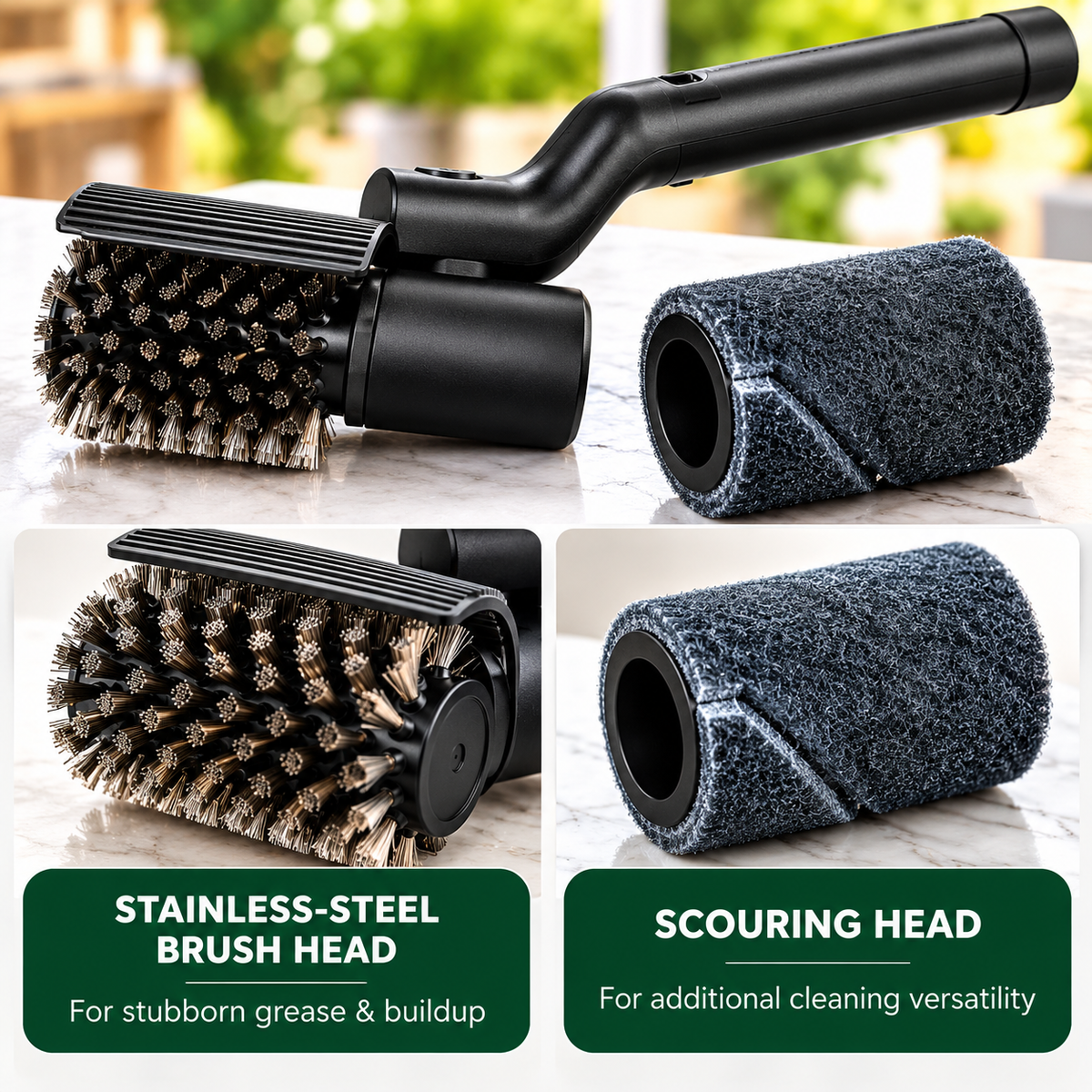 Rechargeable Grill Brush
