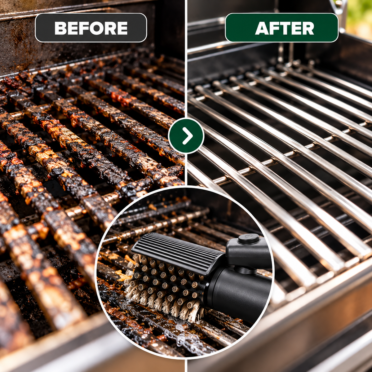 Rechargeable Grill Brush